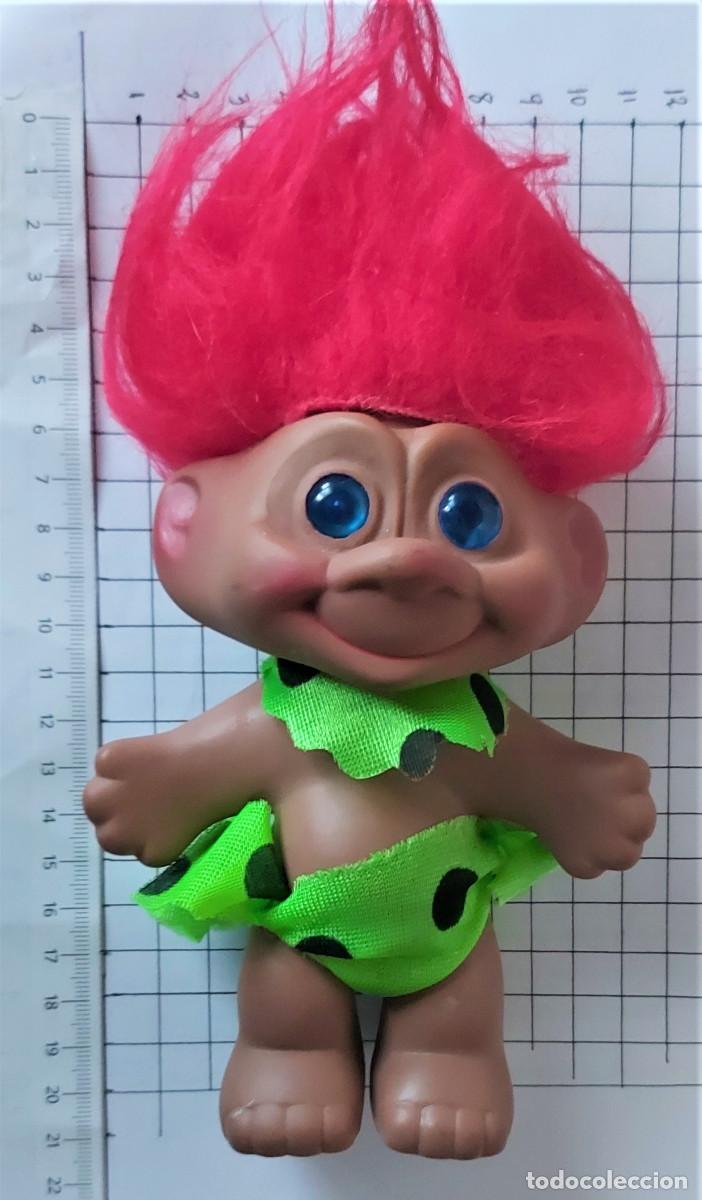Figuras de goma y PVC: LOTE DE TRES TROLL DE LA SUERTE - Foto 2