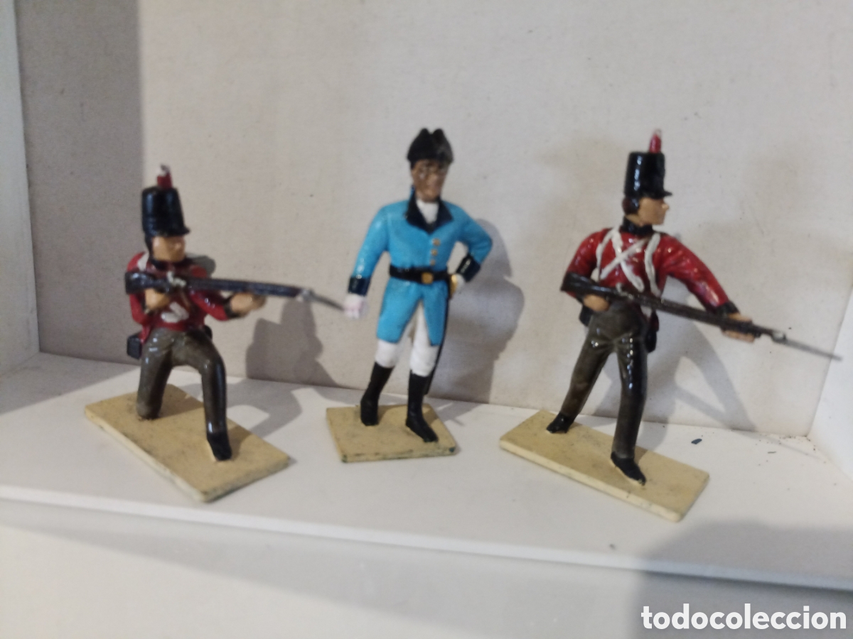 Figuras de goma y PVC: Figuras en plastico guerras napoleonicas - Foto 1