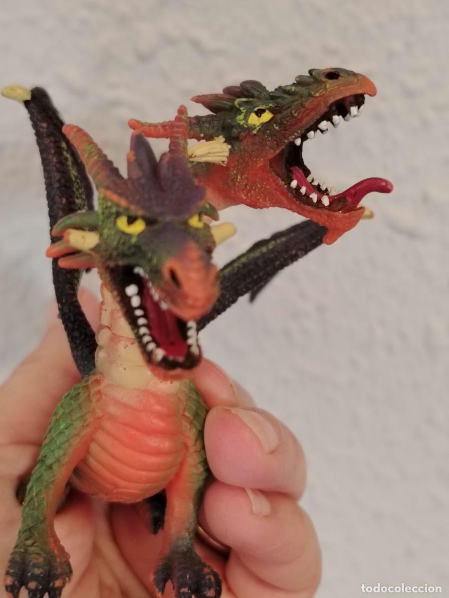 Figuras de goma y PVC: Dragon de dos cabezas en pvc - Foto 1