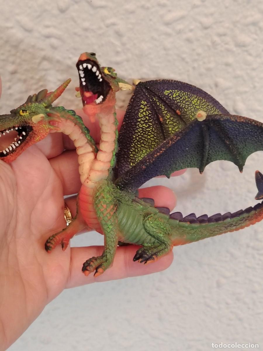 Figuras de goma y PVC: Dragon de dos cabezas en pvc - Foto 3