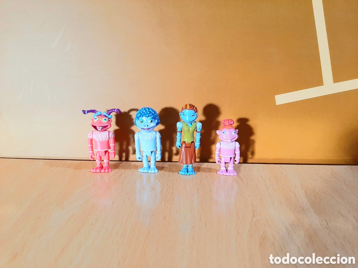 Rubber and PVC Figures: Lote figuras de los Lunis - Yolanda rtve 2004 articulados