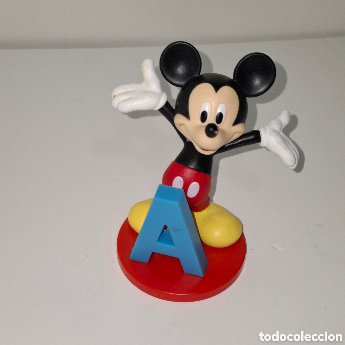 Figuras de Goma y PVC: WALT DISNEY FIGURA DE PVC MICKEY MOUSE LETRA A