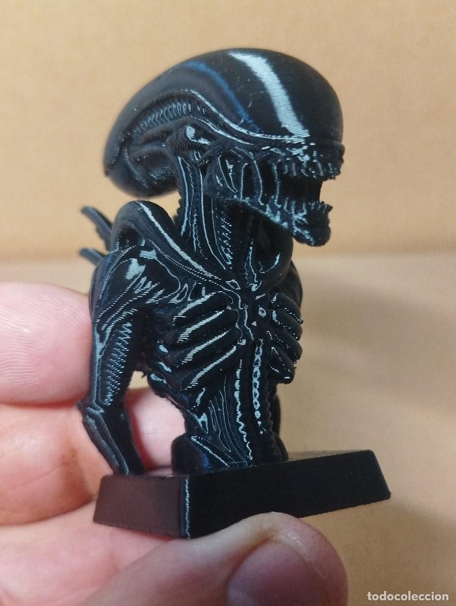 Figuras de goma y PVC: Busto de Alien de resina - Foto 2