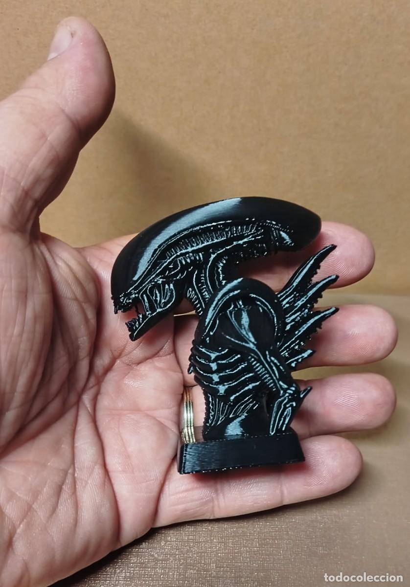Figuras de goma y PVC: Busto de Alien de resina - Foto 3
