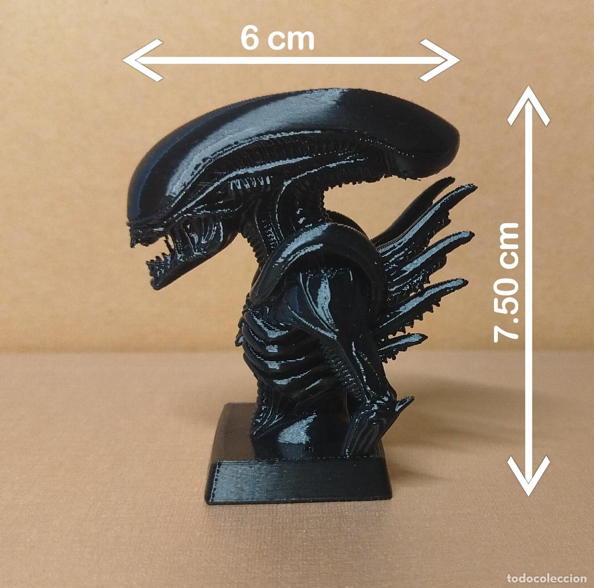 Figuras de goma y PVC: Busto de Alien de resina - Foto 4