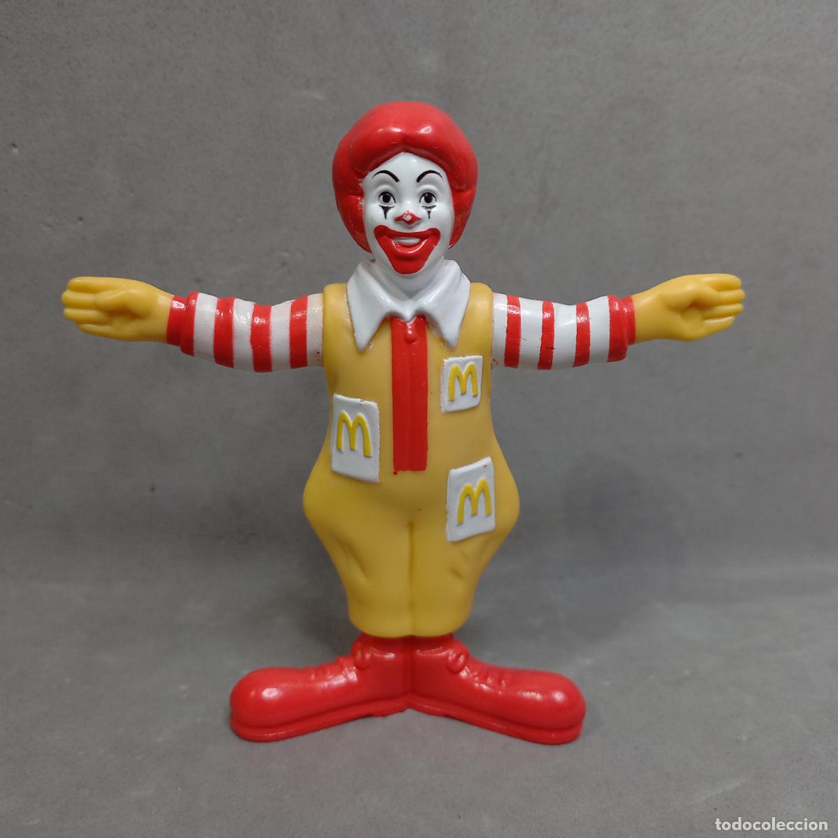 Figuras de Goma y PVC: Antigua figura promocional del payaso Ronald McDonald, a&ntilde;o 1995