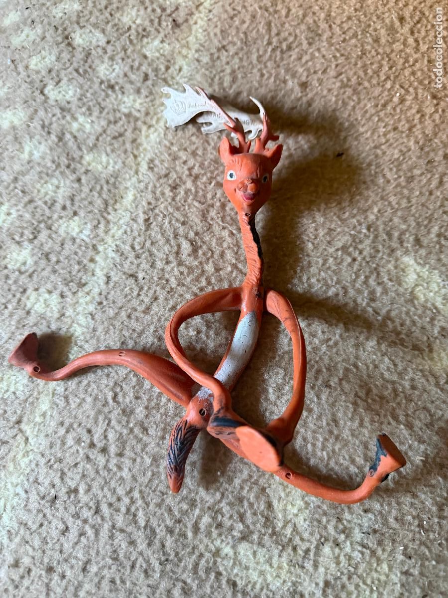 Figuras de Goma y PVC: Ciervo de goma largo 1975