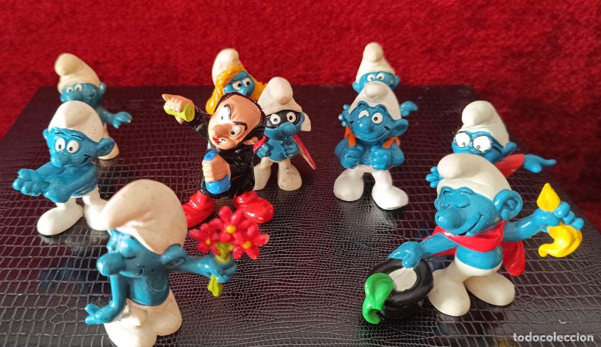Figuras de goma y PVC: LOTE FIGURAS DE PITUFOS - Foto 1