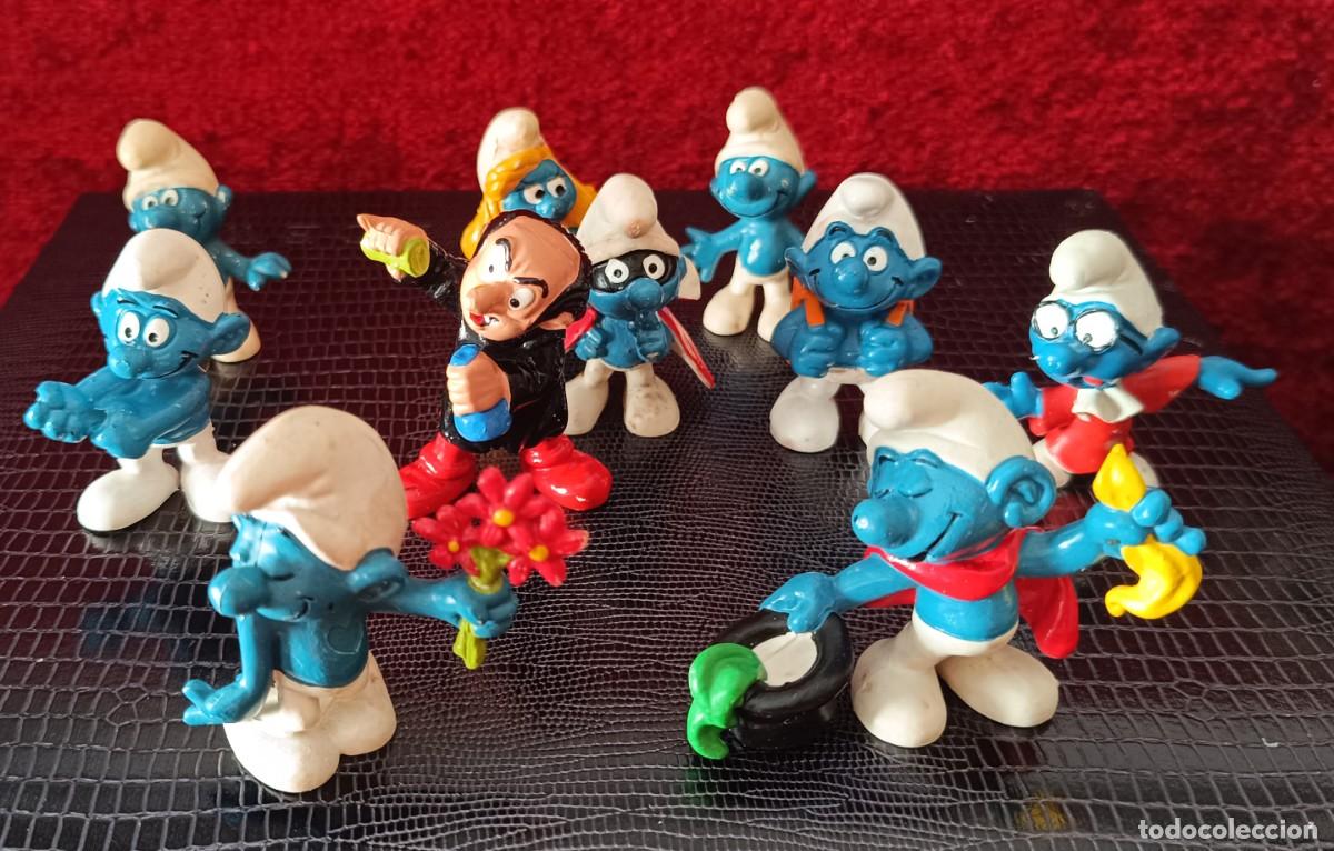 Figuras de goma y PVC: LOTE FIGURAS DE PITUFOS - Foto 2