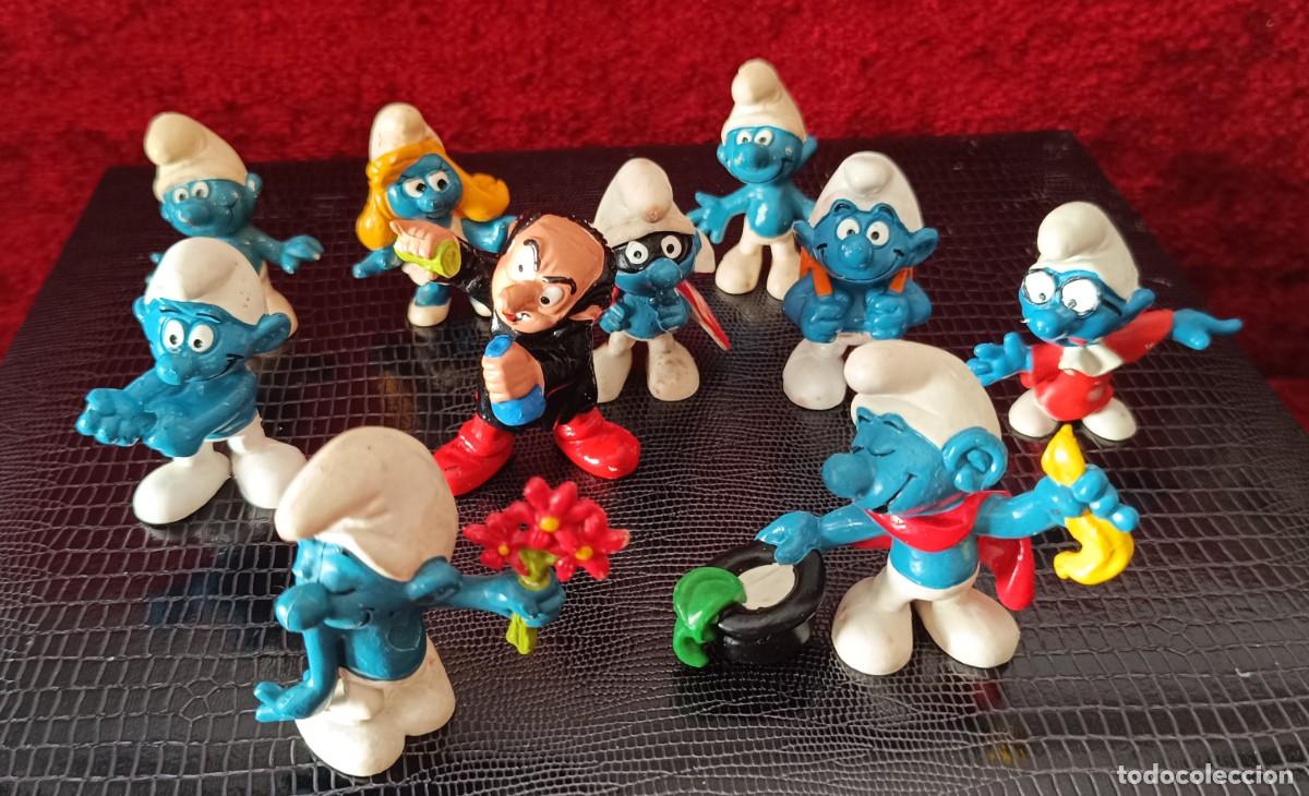 Figuras de goma y PVC: LOTE FIGURAS DE PITUFOS - Foto 4