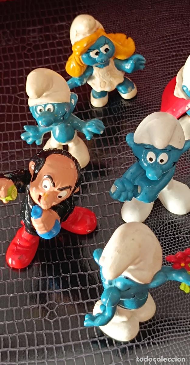 Figuras de goma y PVC: LOTE FIGURAS DE PITUFOS - Foto 6