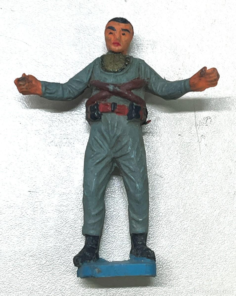 Figuras de Goma y PVC: Buzo de Jecsan en goma de la serie Fauna Marina de 60 m/m. Le falta la escafandra y el hacha. Pintur