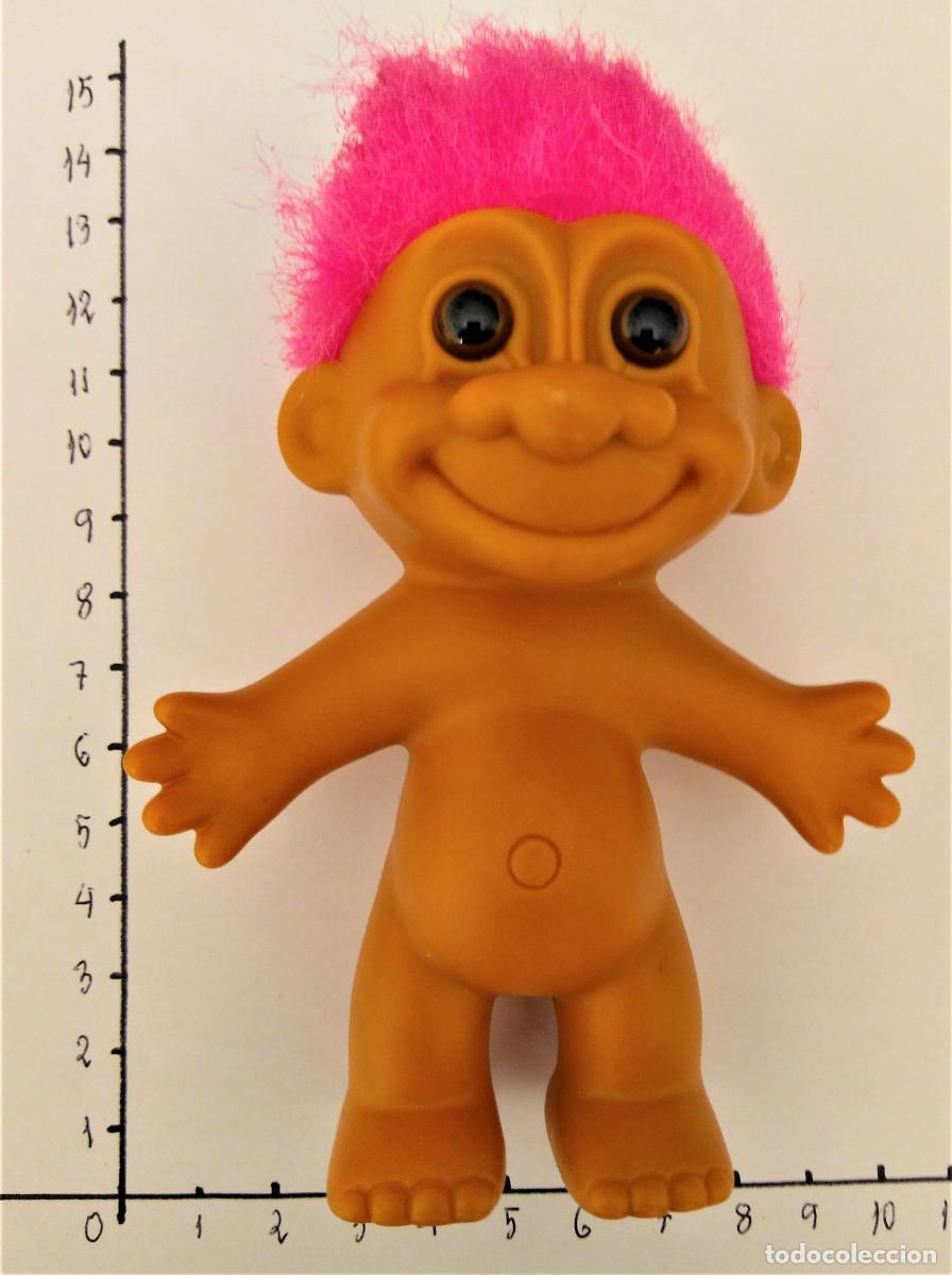 Figuras de goma y PVC: LOTE DE TRES TROLL DE LA SUERTE - Foto 6