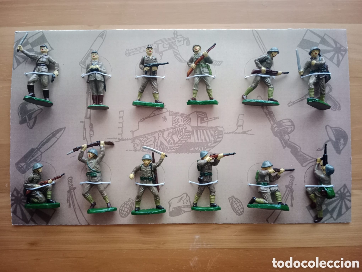 Figuras de Goma y PVC: 12 Figuras japoneses en goma Jecsan