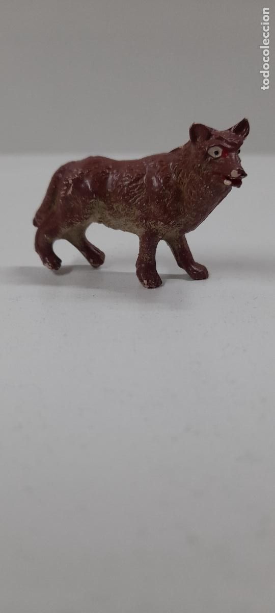 Figuras de Goma y PVC: LOBO / PERRO . REALIZADO POR JECSAN . ORIGINAL A&Ntilde;OS 50 EN GOMA