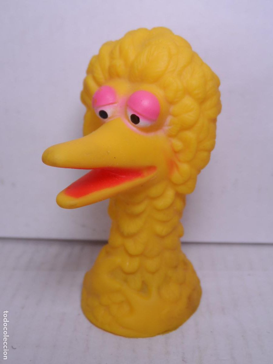 Figuras de Goma y PVC: FIGURA PVC BARRIO SESAMO MARIONETA DE DEDO PAJARO GRANDE / BIG BIRD A&Ntilde;OS 70 VICMA