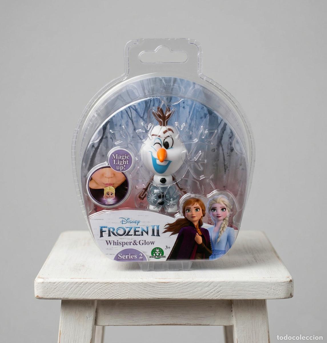 Figuras de Borracha e PVC: Figura Disney Frozen II &ndash; Olaf Whisper & Glow (Serie 2)
