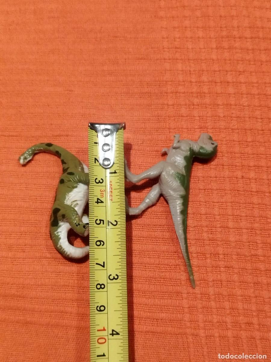 Figuras de goma y PVC: Dos figuras, mu&ntilde;ecos de dinosaurios. hatchling, Brachiosaurus. - Foto 9