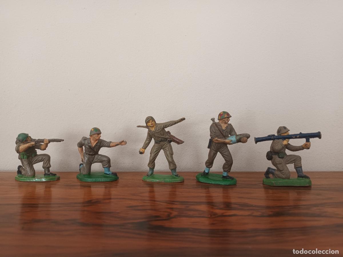 Figuras de Goma y PVC: LOTE FIGURAS GOMA SOLDADOS PUENTE SOBRE RIO KWAI?. JECSAN, PECH, REAMSA