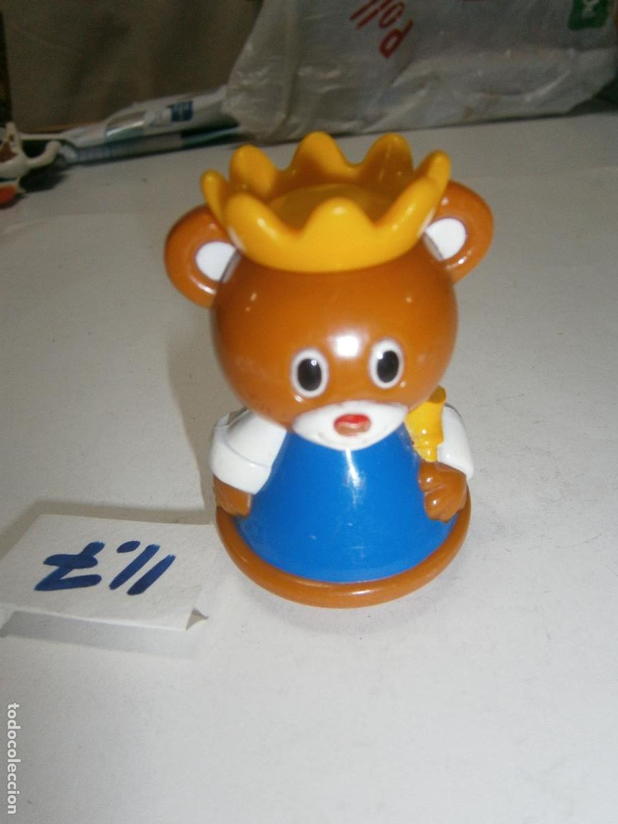 Figuras de Goma y PVC: FIGURA DE GOMA O PVC - OSITO CON CORONA
