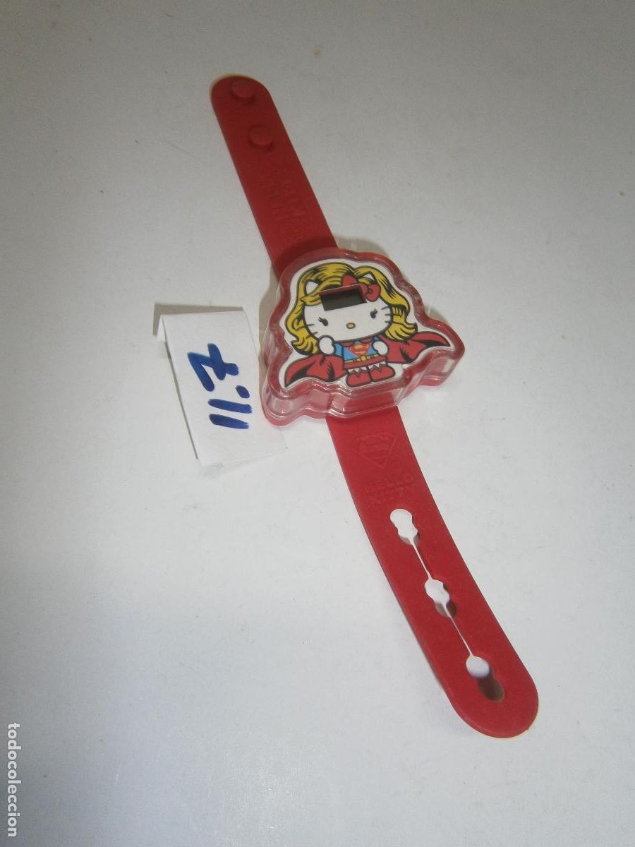 Figuras de goma y PVC: RELOJ HELLO KITTY --- - Foto 1