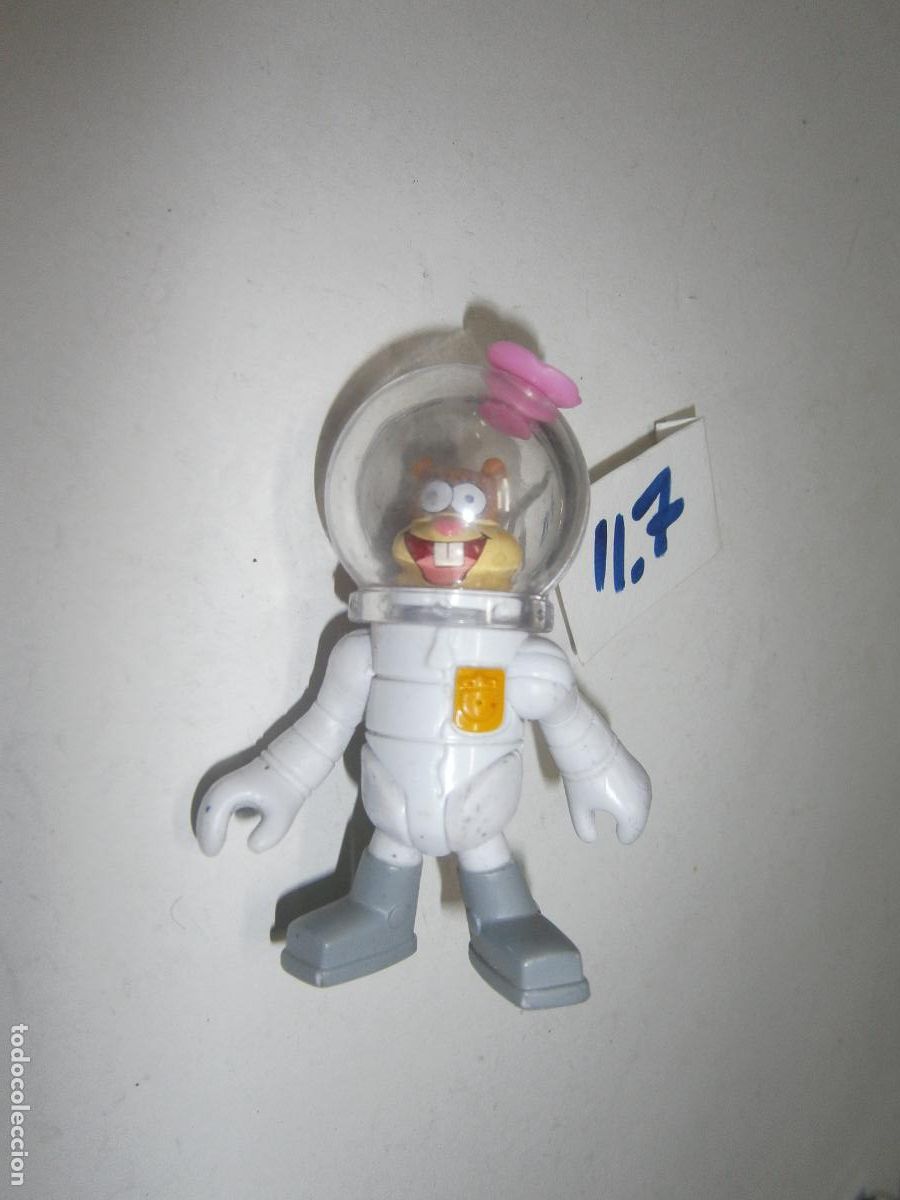 Figuras de Goma y PVC: FIGURA DE DIBUJOS ANIMADOS - ARENITAS MEJILLAS BOB ESPONJA