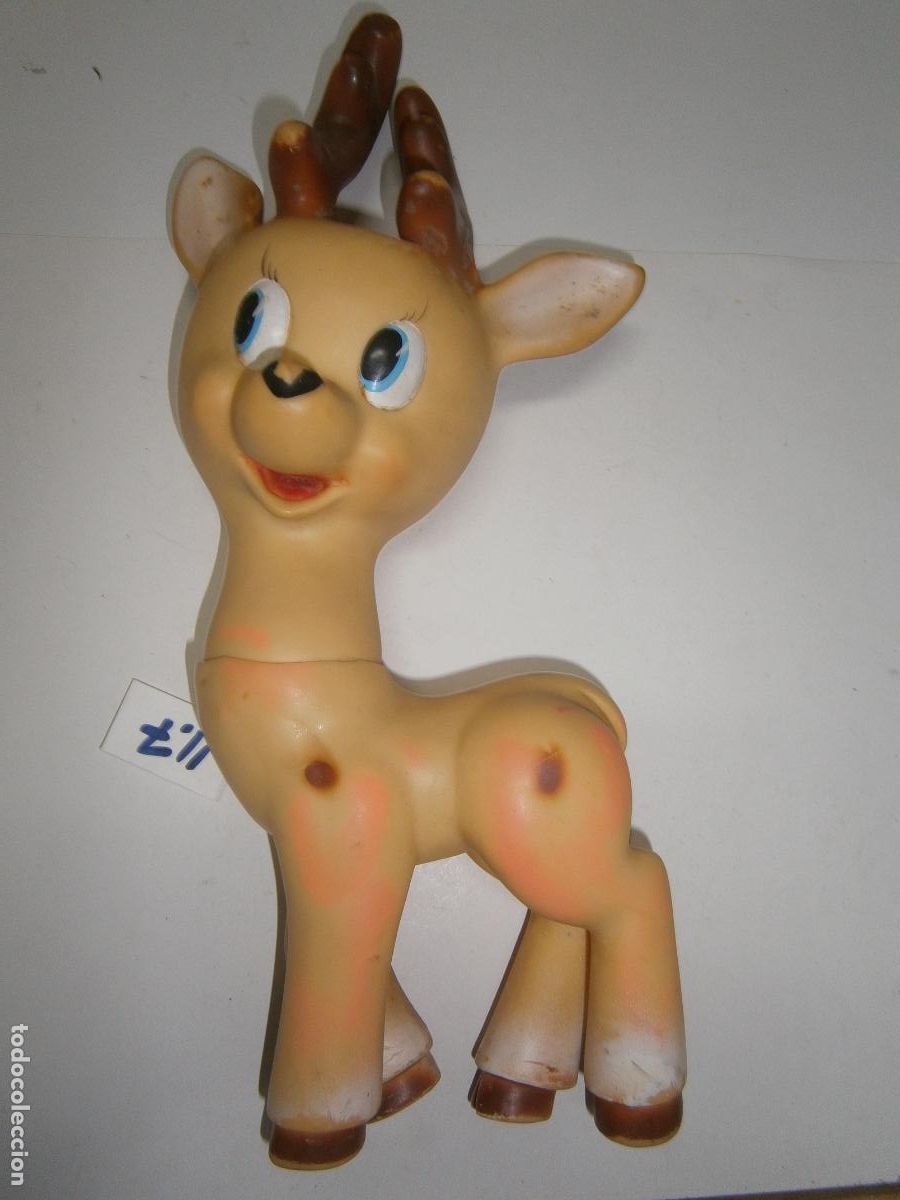Figuras de Goma y PVC: ANTIGUA FIGURA BAMBI TAMA&Ntilde;O MEDIO