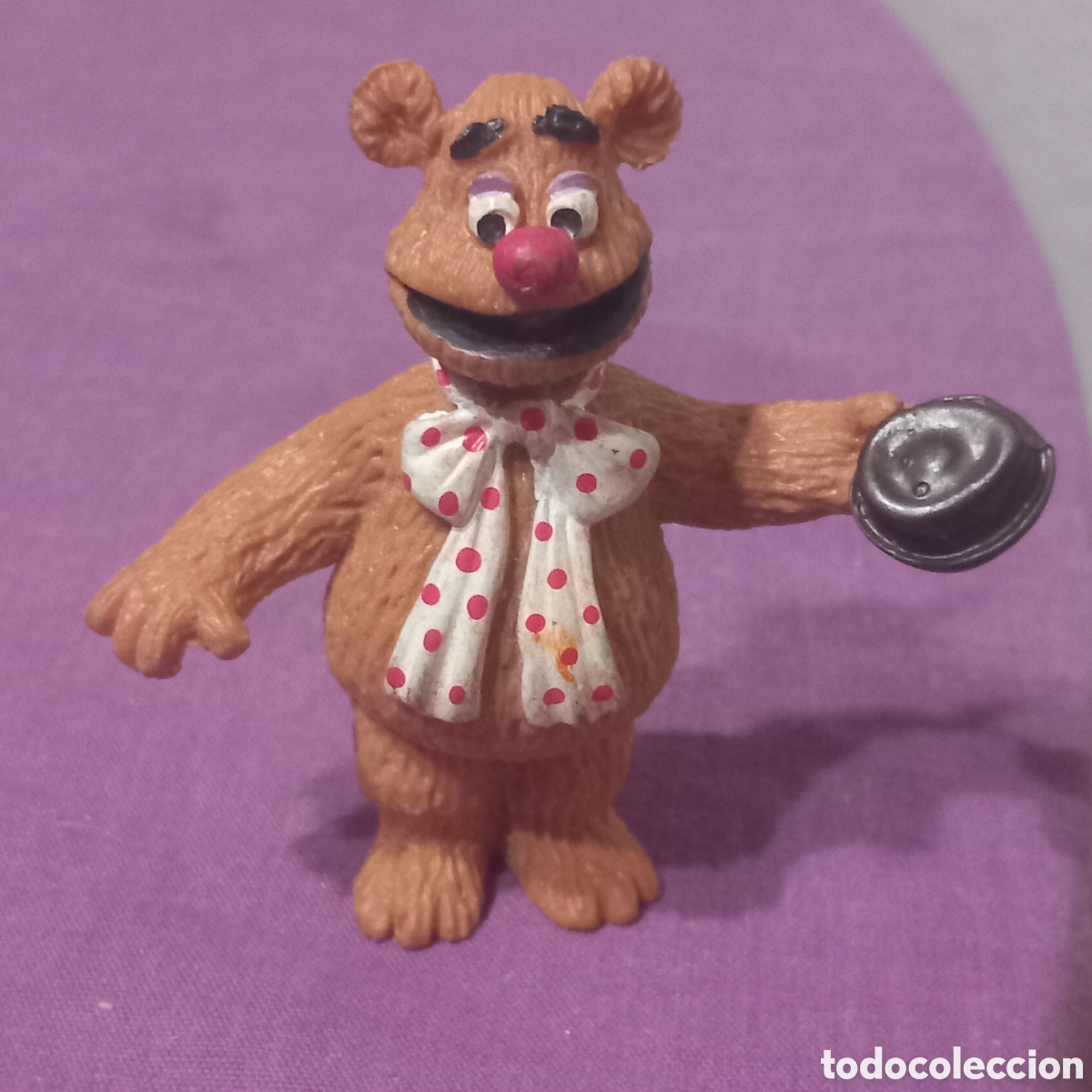 Figuras de Goma y PVC: FIGURA DE FOZZIE/TELE&Ntilde;ECOS-BARRIO SESAMO(COMIC SPAIN a&ntilde;os 80's)EXCELENTE CASI NUEVA