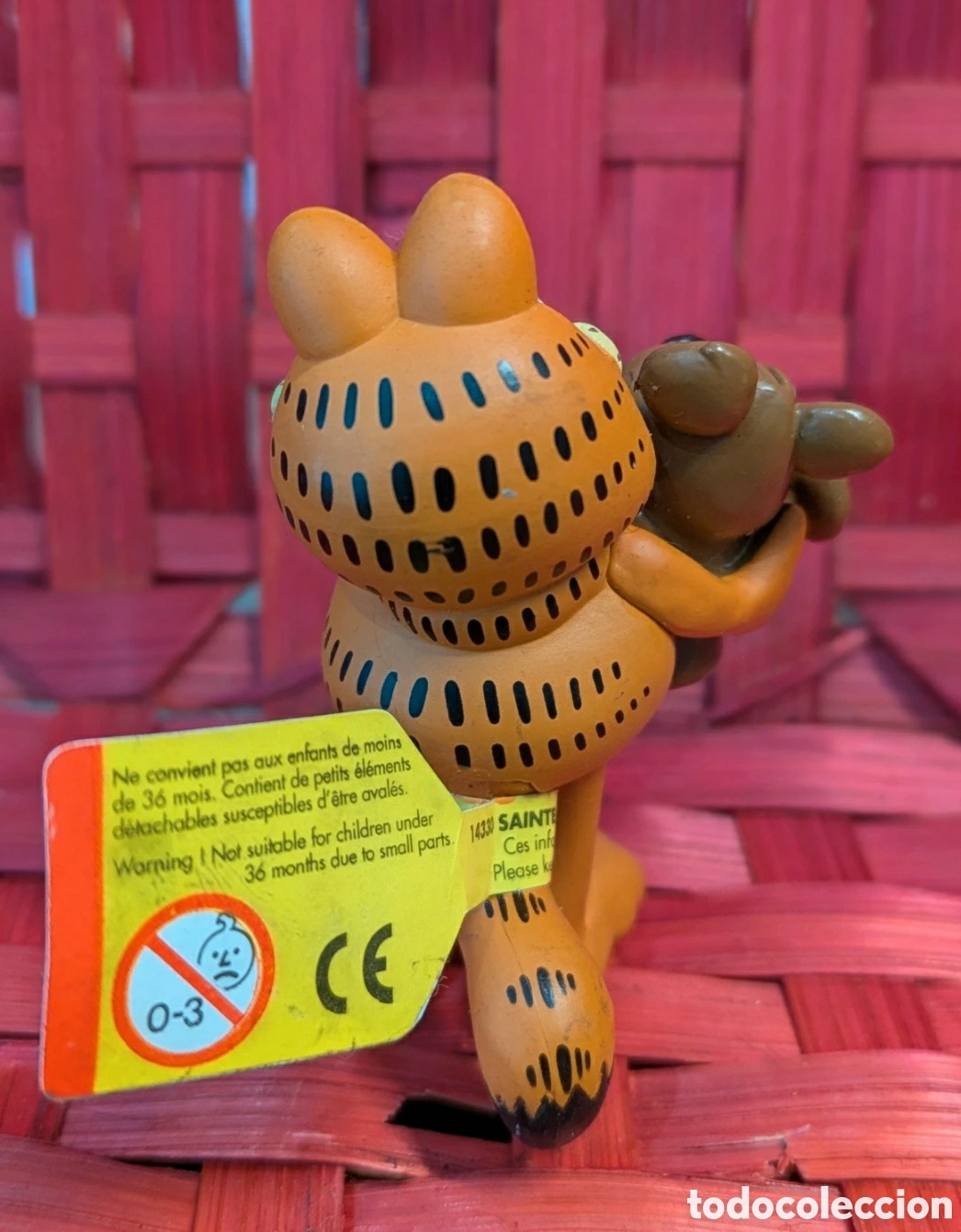 Figuras de Goma y PVC: Garfield con su oso Pooky