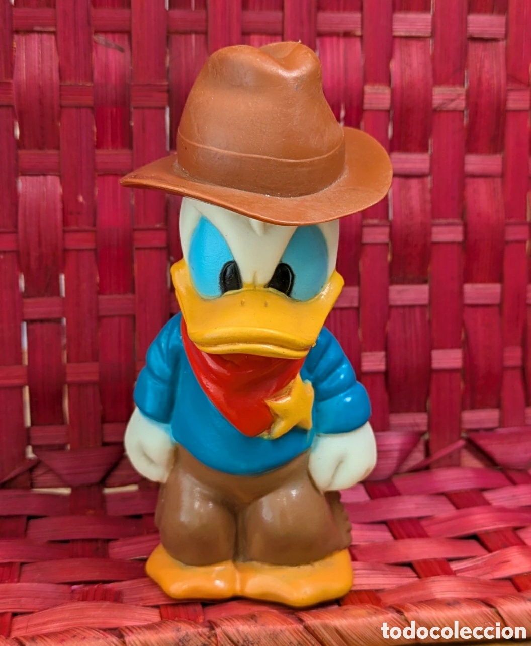 Figuras de Goma y PVC: Pato Donald Vaquero 1982