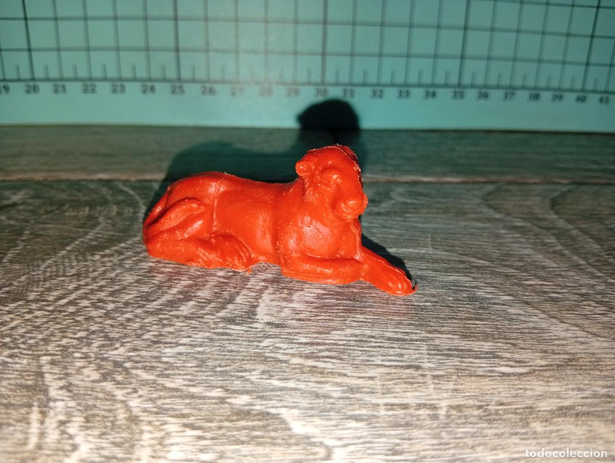 Figuras de Goma y PVC: Antigua figura Le&oacute;n Jecsan Pech Reamsa