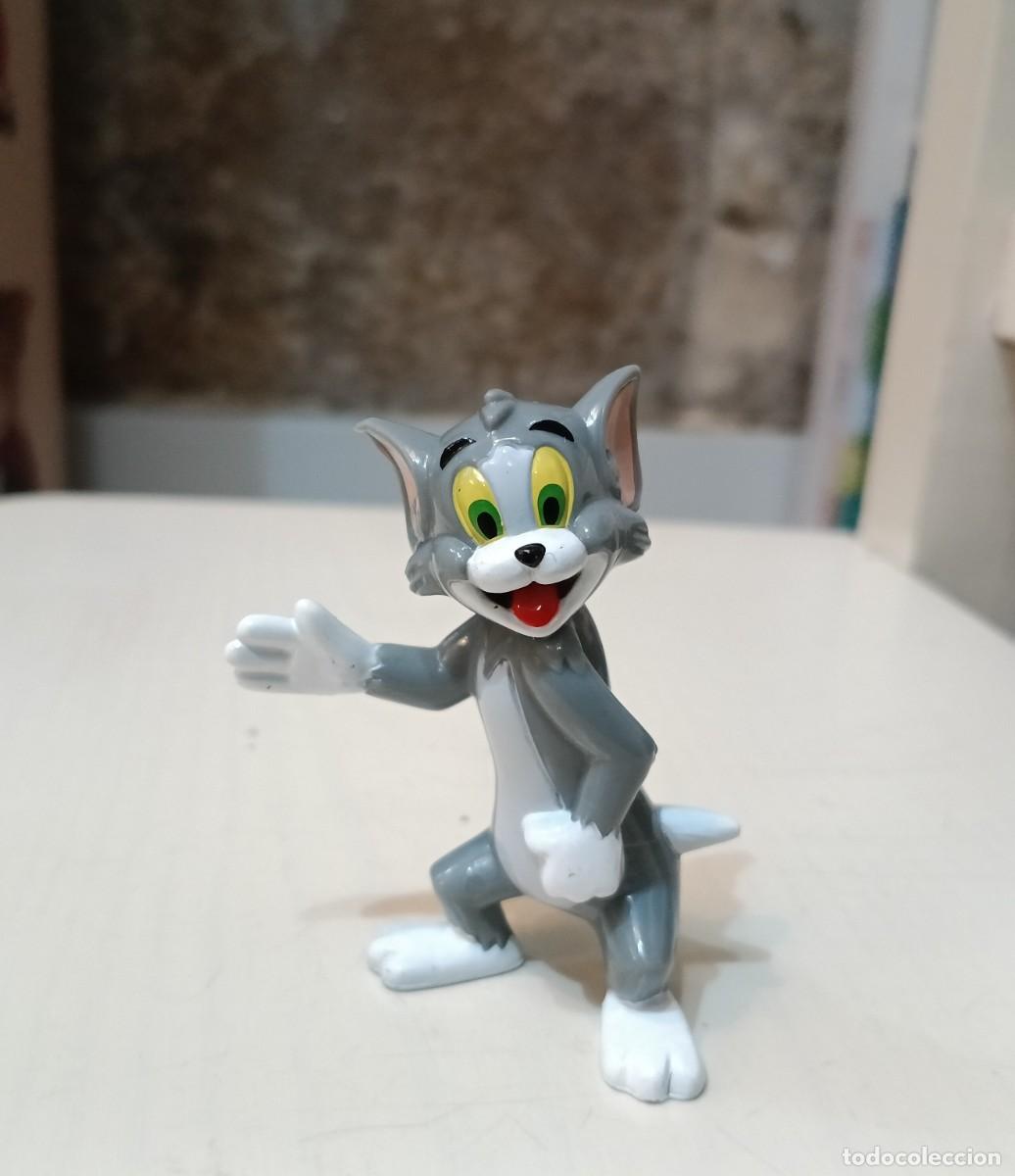 Figuras de Goma y PVC: Figura del gato Tom. Tom y Jerry. Hanna Barbera. Marca desconocida