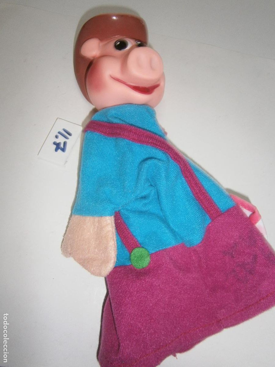 Figuras de Goma y PVC: MARIONETA DE LOS TRES CERDITOS