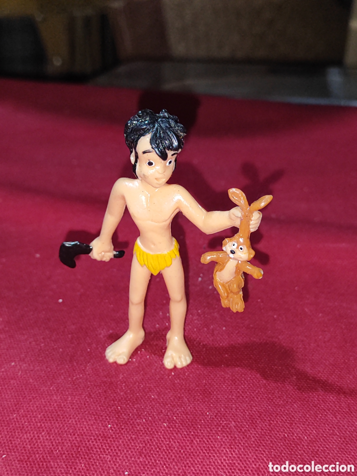 Figuras de Goma y PVC: Mu&ntilde;eco de goma Mowgli libro de la selva de YOLANDA el hijo de la jungla