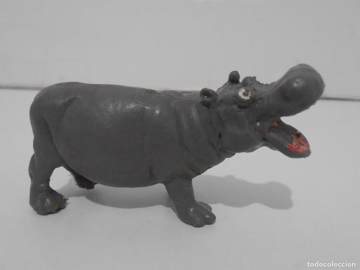 Figuras de Goma y PVC: FIGURA HIPOPOTAMO, ANIMALES PECH, 60 MM, A&Ntilde;OS 50 60
