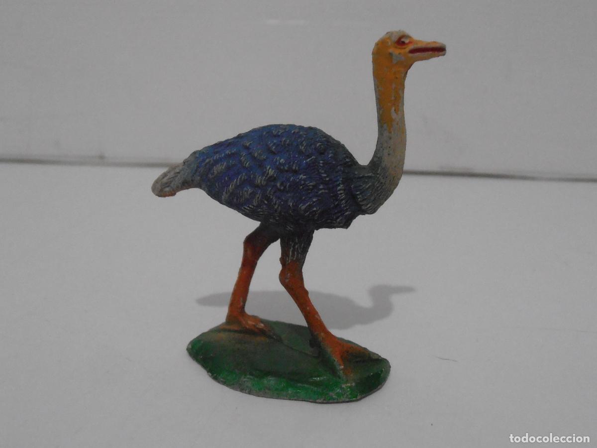 Figuras de Goma y PVC: FIGURA GOMA AVESTRUZ, ANIMALES PECH, A&Ntilde;OS 50 60