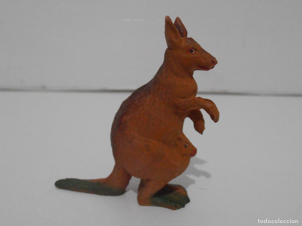 Figuras de Goma y PVC: FIGURA GOMA CANGURO, ANIMALES PECH, A&Ntilde;OS 50 60