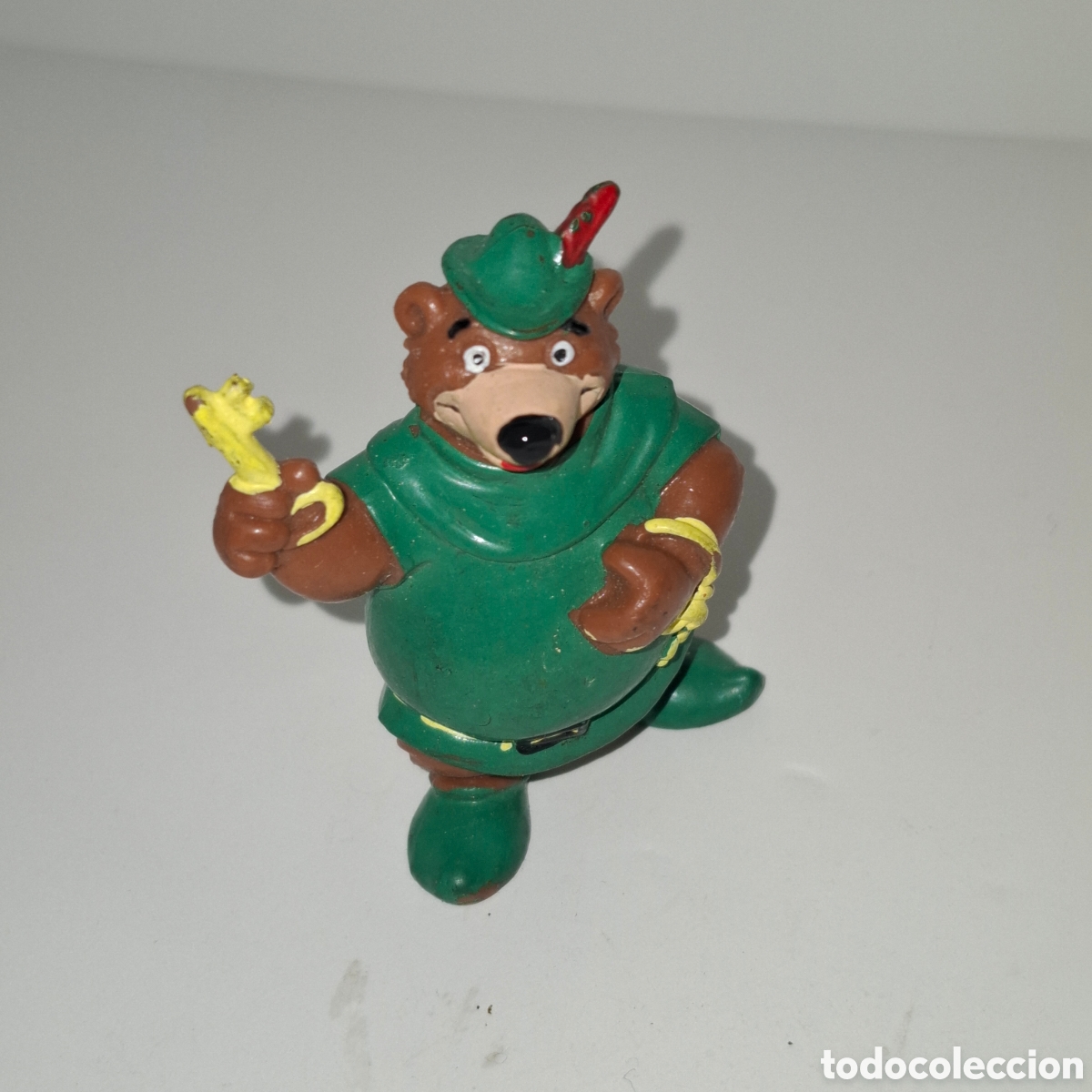 Figuras de Goma y PVC: WALT DISNEY FIGURA DE PVC MADE IN GERMANY BULLY LITTLE JOHN ROBIN HOOD A&Ntilde;OS 80