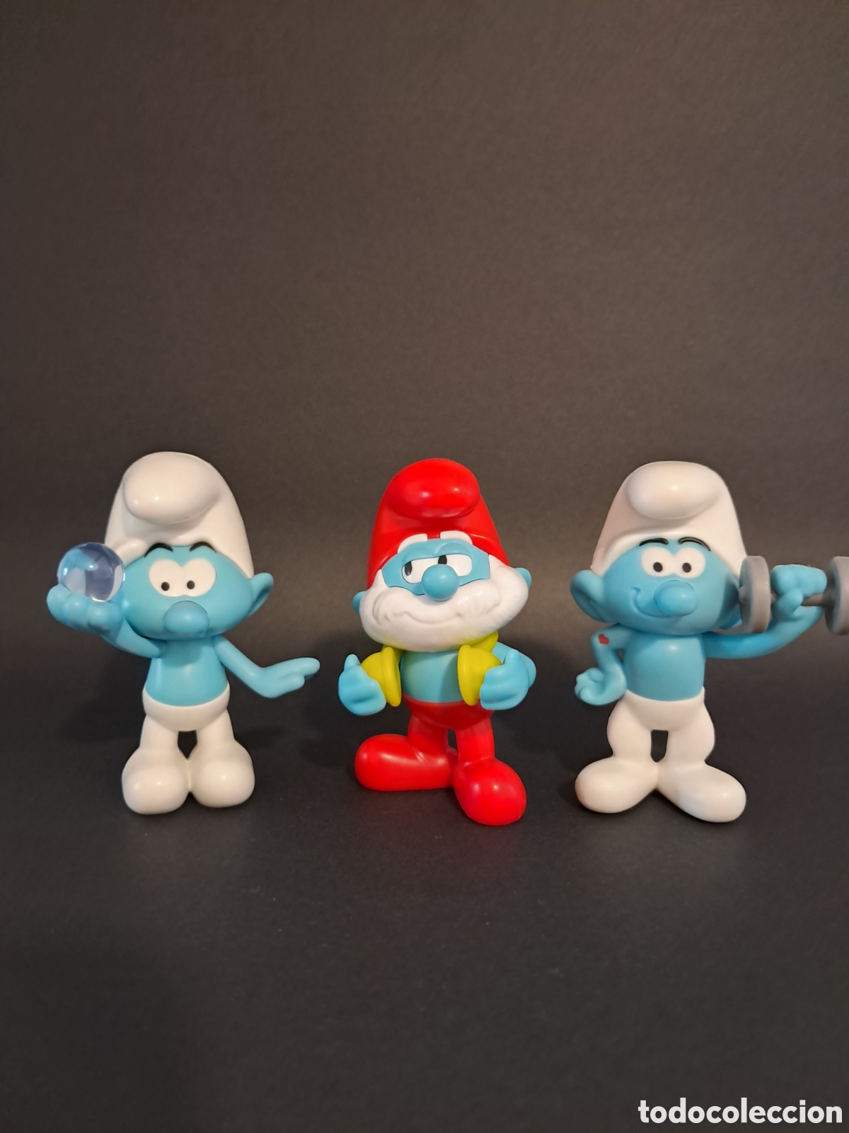 Figuras de Goma y PVC: Pitufos de Burger King