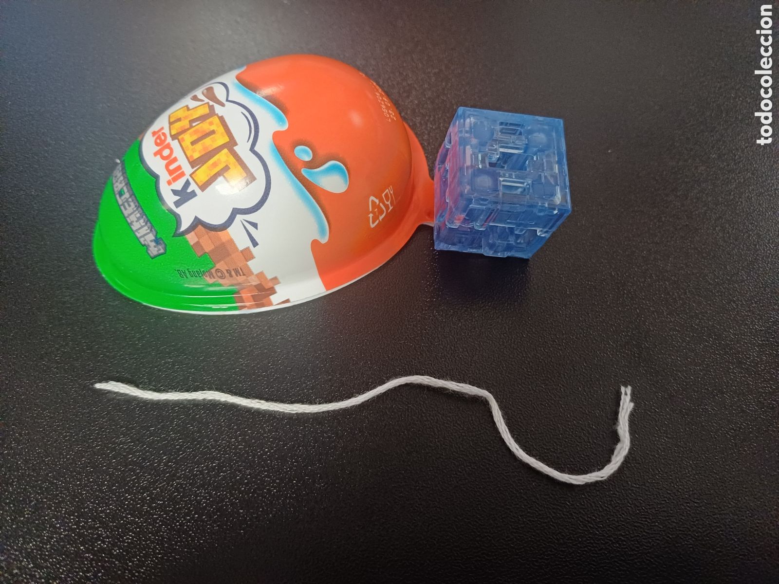 Figuras de Goma Kinder: CUBO DIAMANTE MINECRAFT KINDER 2026