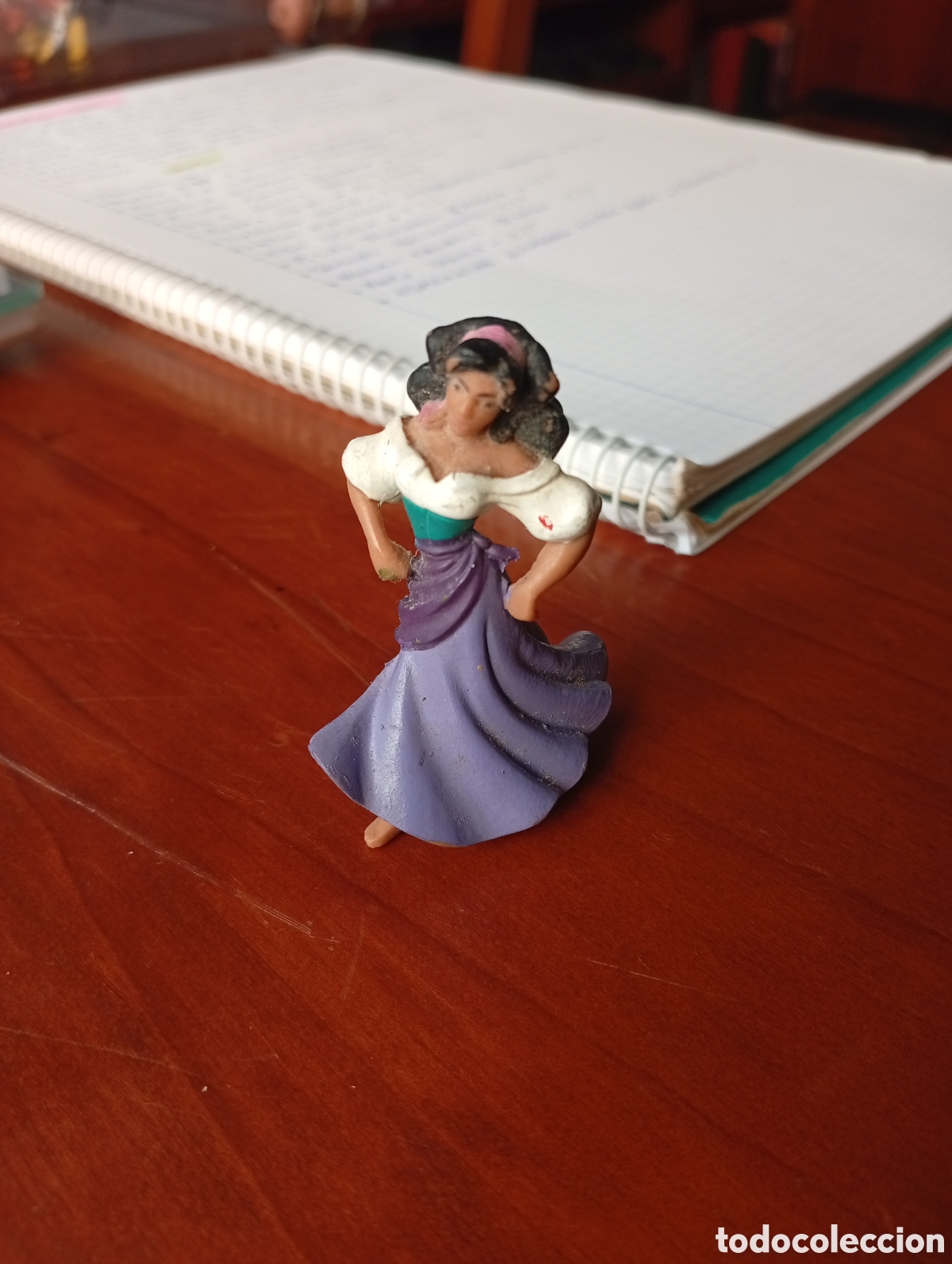 Figuras de Goma y PVC: MU&Ntilde;ECO FIGURA PVC ESMERALDA JOROBADO DE NOTRE DAME DISNEY PROMOCIONAL CEREALES NESTLE