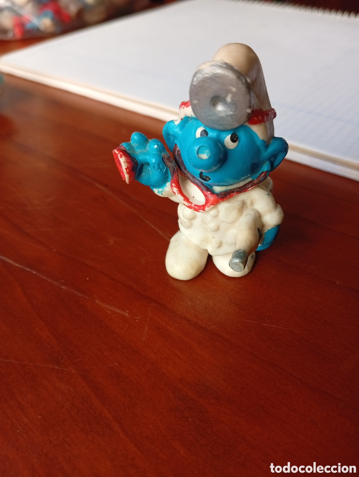 Figuras de Goma y PVC: MU&Ntilde;ECO FIGURA PVC PITUFO SMURF SMURFS MEDICO SIN MARCA