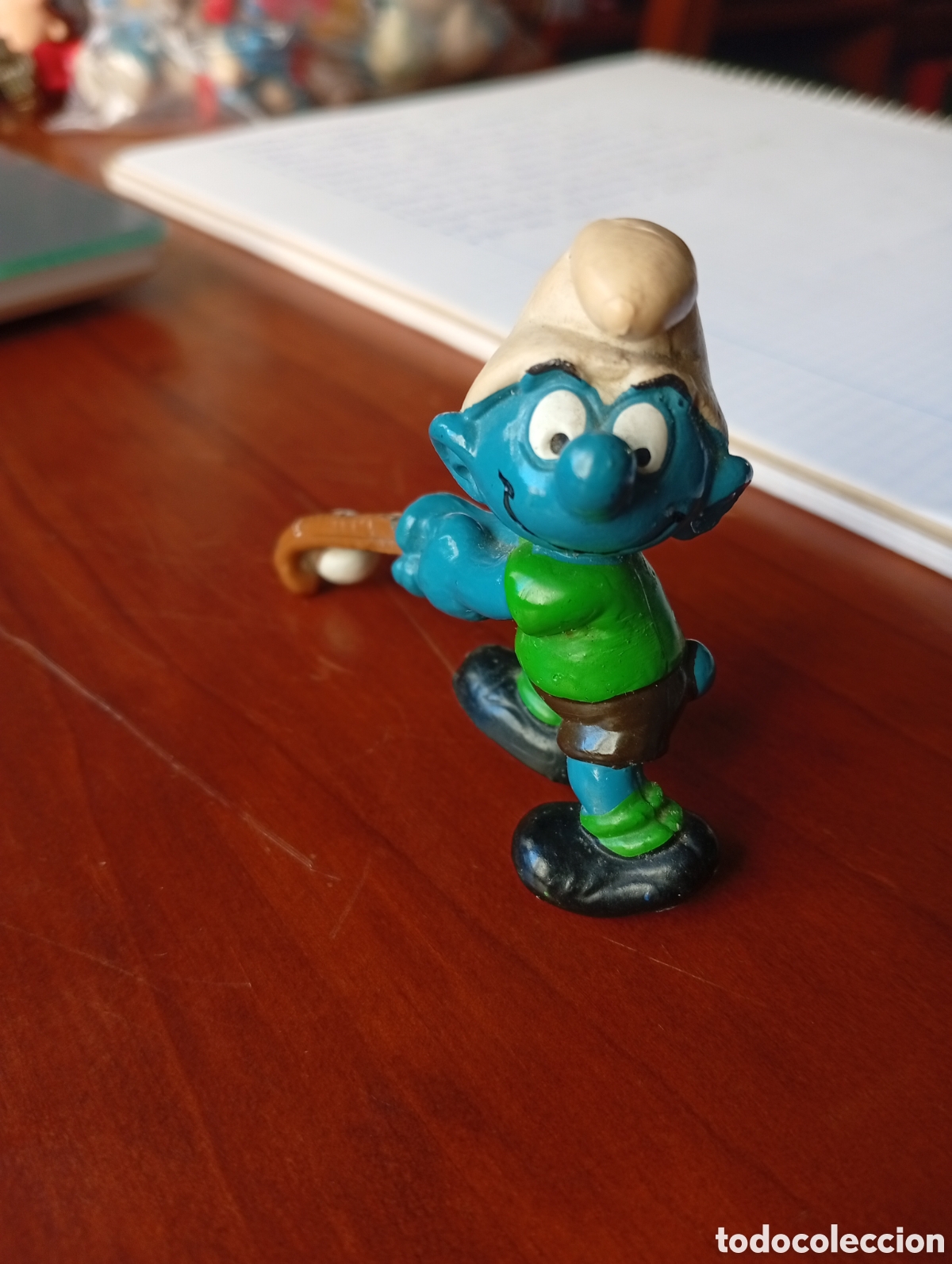 Figuras de Goma y PVC: MU&Ntilde;ECO FIGURA PVC shleinch 1980 made in hong kong w. berrie & co PEYO