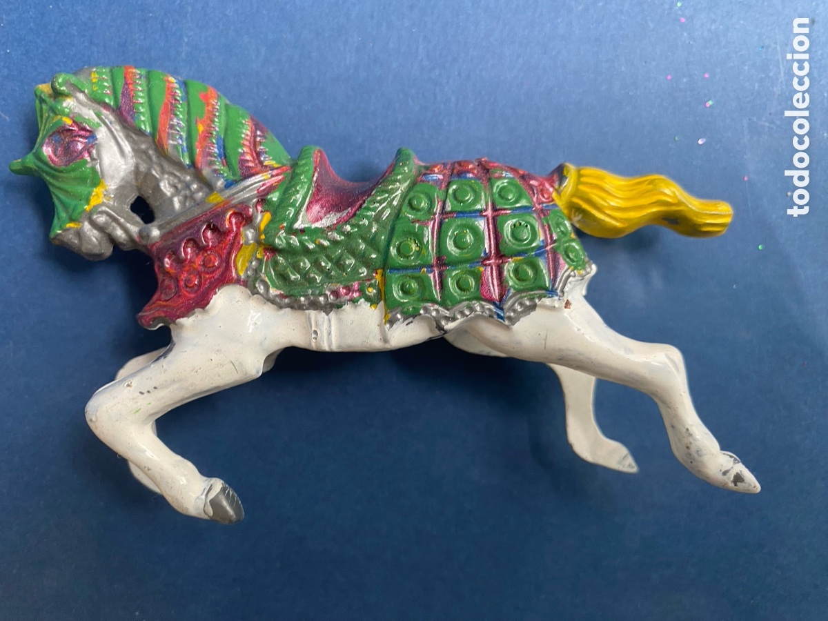 Figuras de Goma y PVC: Raro caballo medieval reamsa jecsan