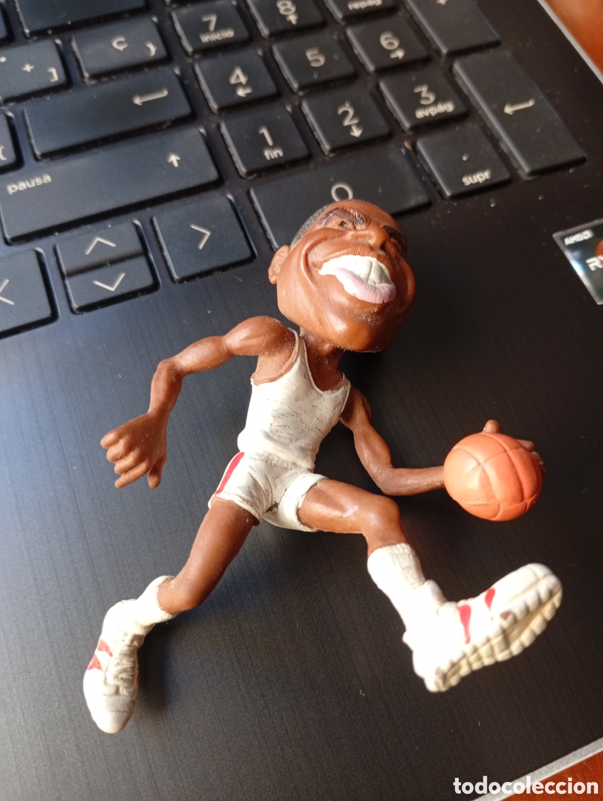 Figuras de Goma y PVC: MU&Ntilde;ECO FIGURA PVC JUGADOR BALONCESTO MAGIC JOHNSON PROMOCIONAL CAMPOFRIO
