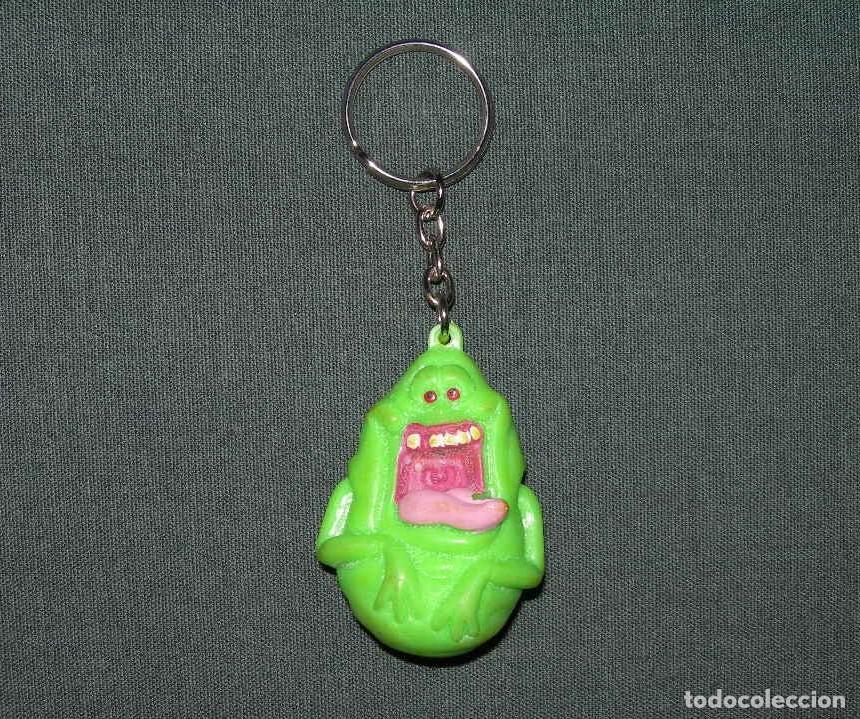 Figuras de Goma y PVC: DIF&Iacute;CIL FIGURA PVC / LLAVERO CAZAFANTASMAS A&Ntilde;OS 80 - MINILAND - THE REAL GHOSTBUSTERS -