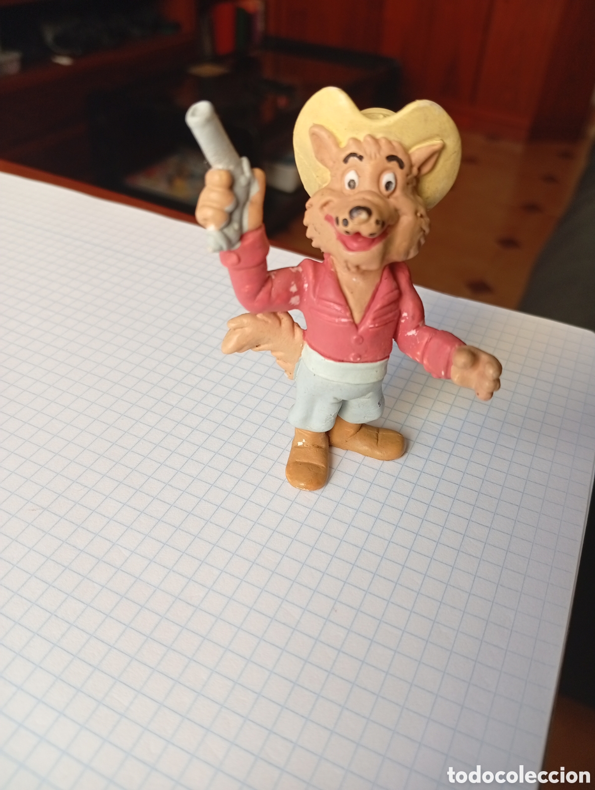 Figuras de Goma y PVC: MU&Ntilde;ECO FIGURA PVC SANDOKAN SERIE DIBUJOS ANIMADOS TV 1992 LOBO PERRO ZORRO