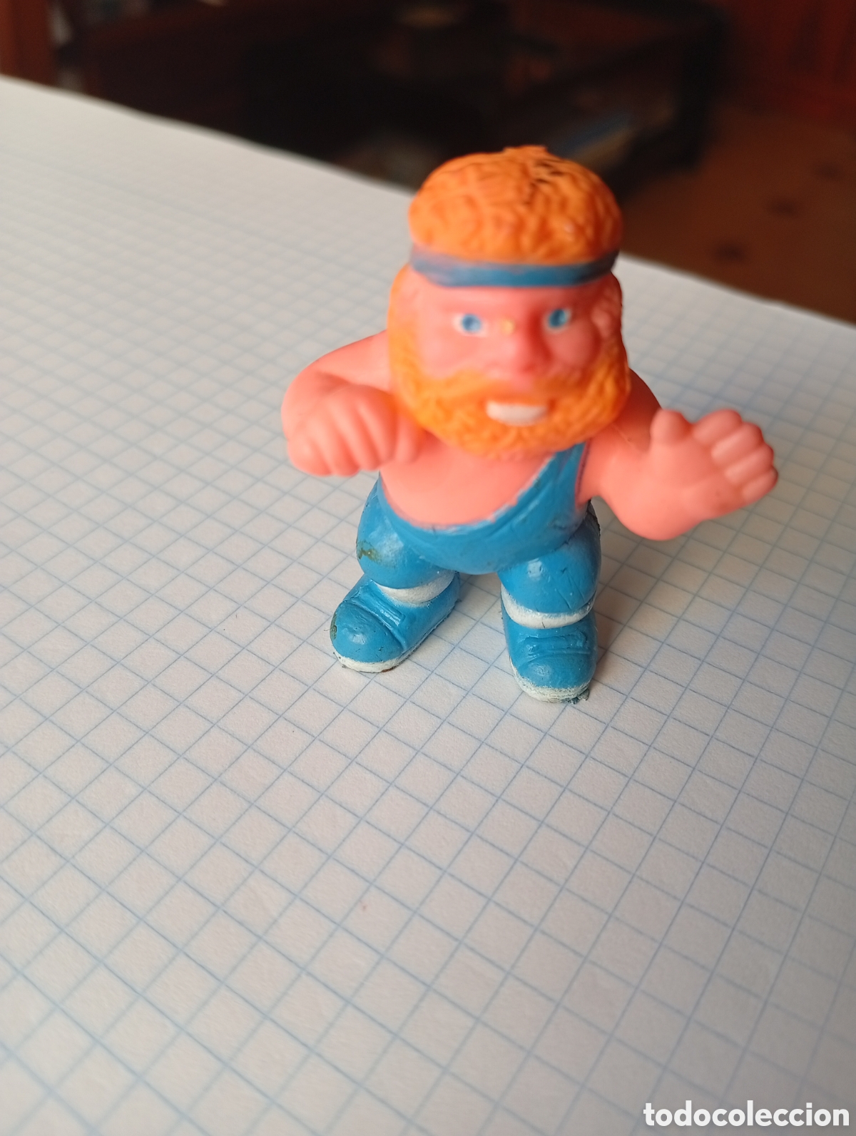 Figuras de Goma y PVC: MU&Ntilde;ECO FIGURA PVC LUCHADOR SOMA BARBUDO PRESSING CATCH 1986
