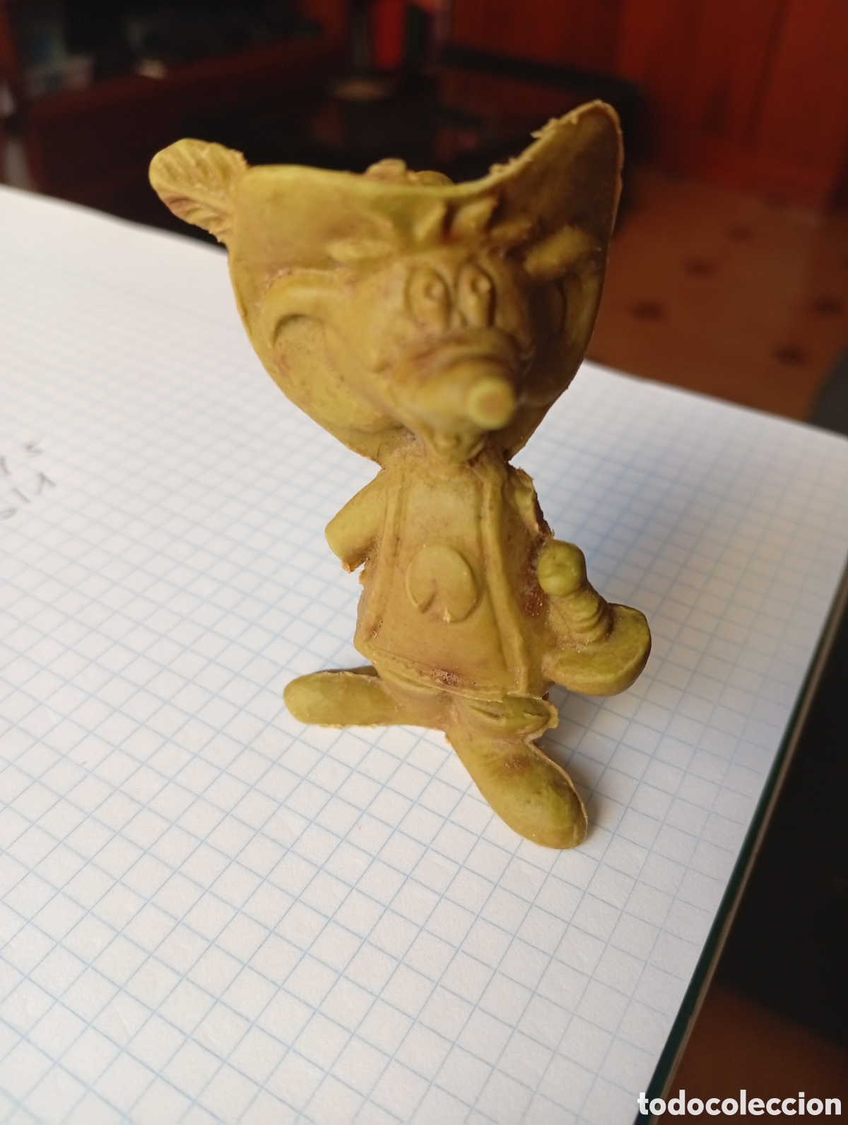 Figuras de Goma y PVC: MU&Ntilde;ECO FIGURA PVC RATON MATUTANO MASQUESERO MASQUESEROS PROMOCIONAL VERDE PATATAS