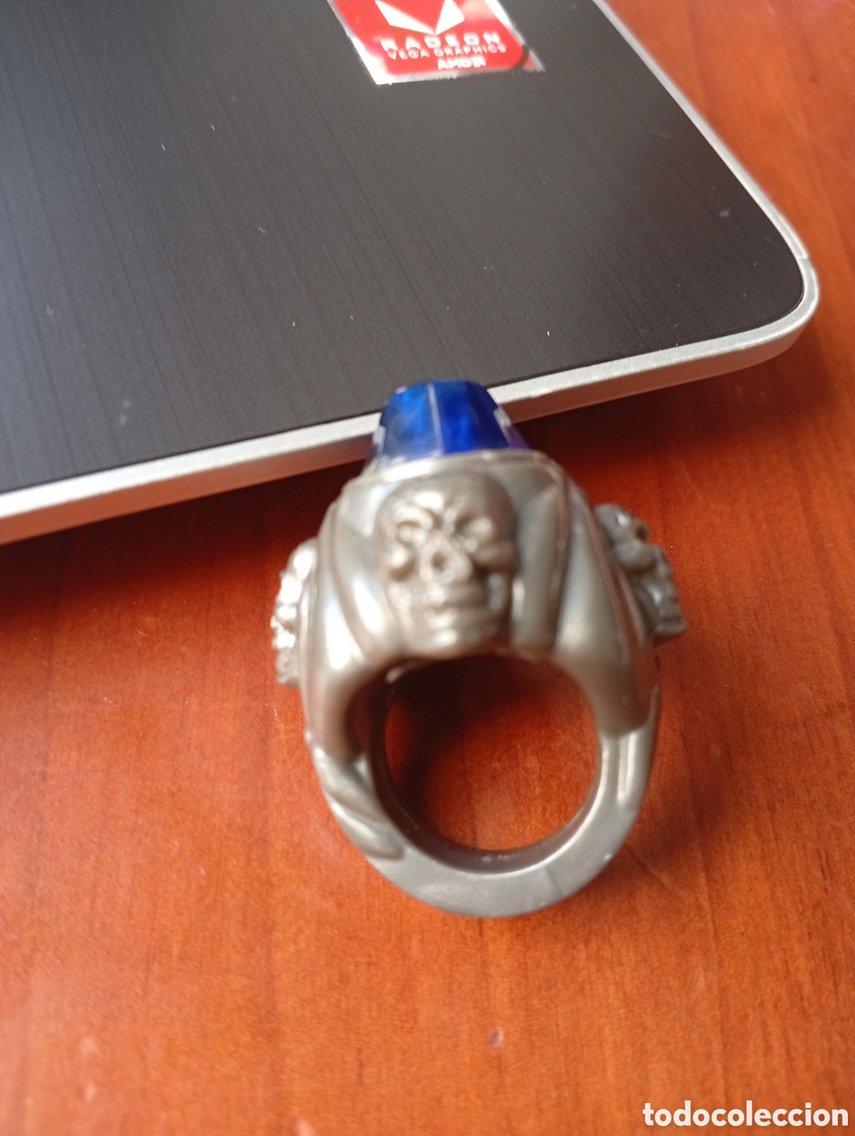 Gummi- und PVC-Figuren: MU&Ntilde;ECO FIGURA PVC PIRATAS DEL CARIBE JACK SPARROW ANILLO ISLA CALAVERA DISNEY